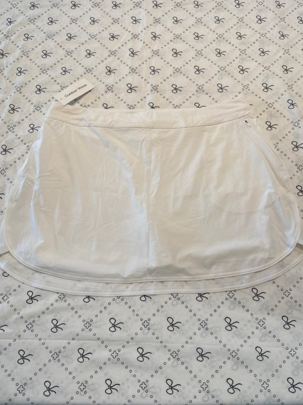 Outdoor Voices NWT White Exercise 3” Skort size XL